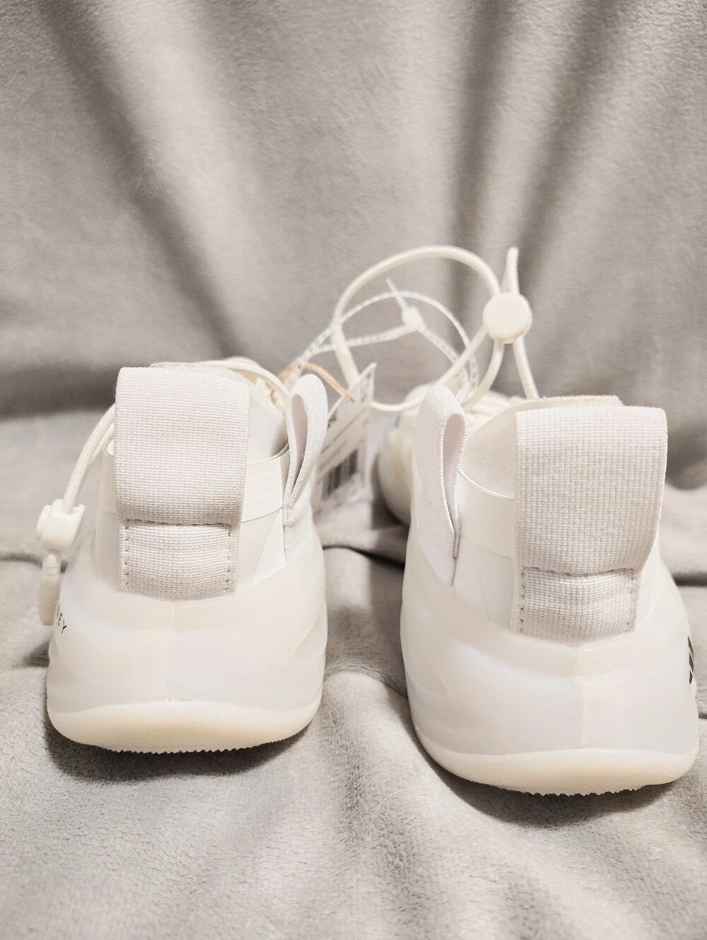 NWT $250 Adidas by Stella McCartney Sportswear Low Ground White & Gray Women's 8